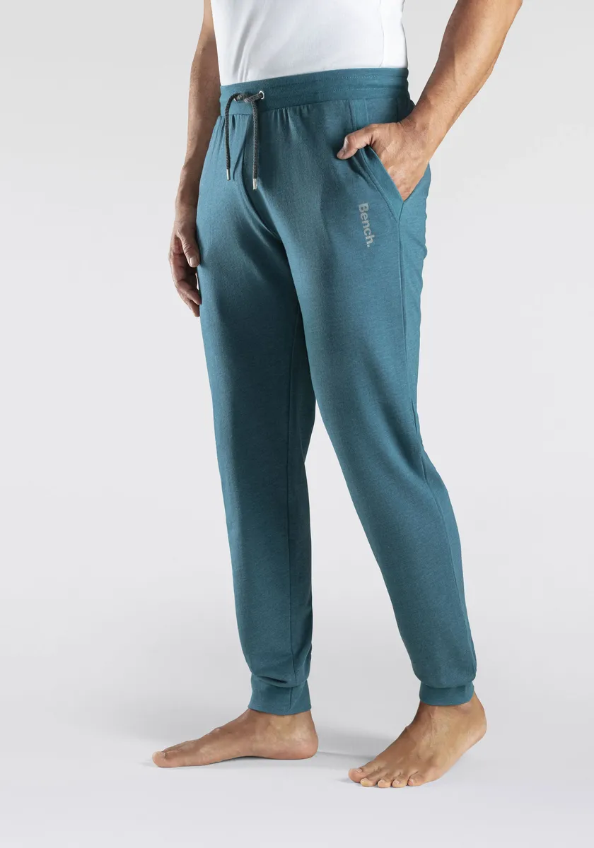 

Bench Спортивные брюки для отдыха, спортивные штаны на кулиске из смесового хлопка Bench Loungewear, цвет Petrol-Meliert