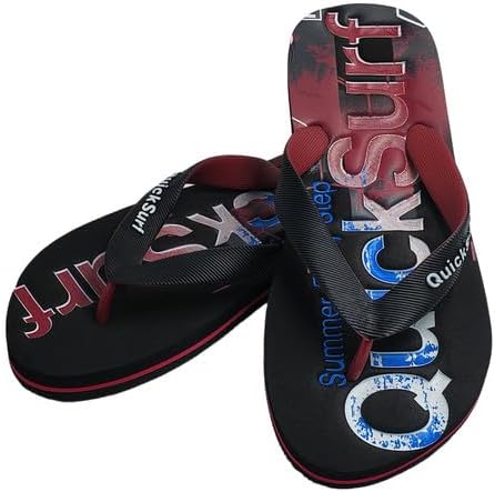 

Сланцы PXPUIQ для пляжа, серфинга и активного отдыха - водонепроницаемые нескользящие сандалии с яркими узорами - легкие спортивные шлепанцы для прогулок, путешествий и бассейна для мужчин и женщин, черный/красный