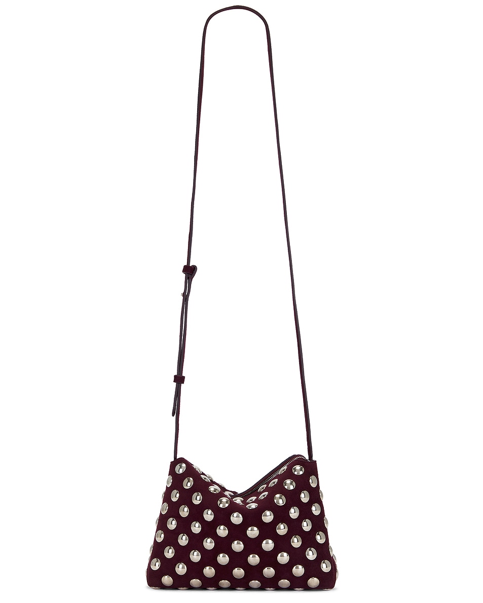 

Средняя сумка-кроссбоди Lina Medium Stud Khaite, Rouge Noir