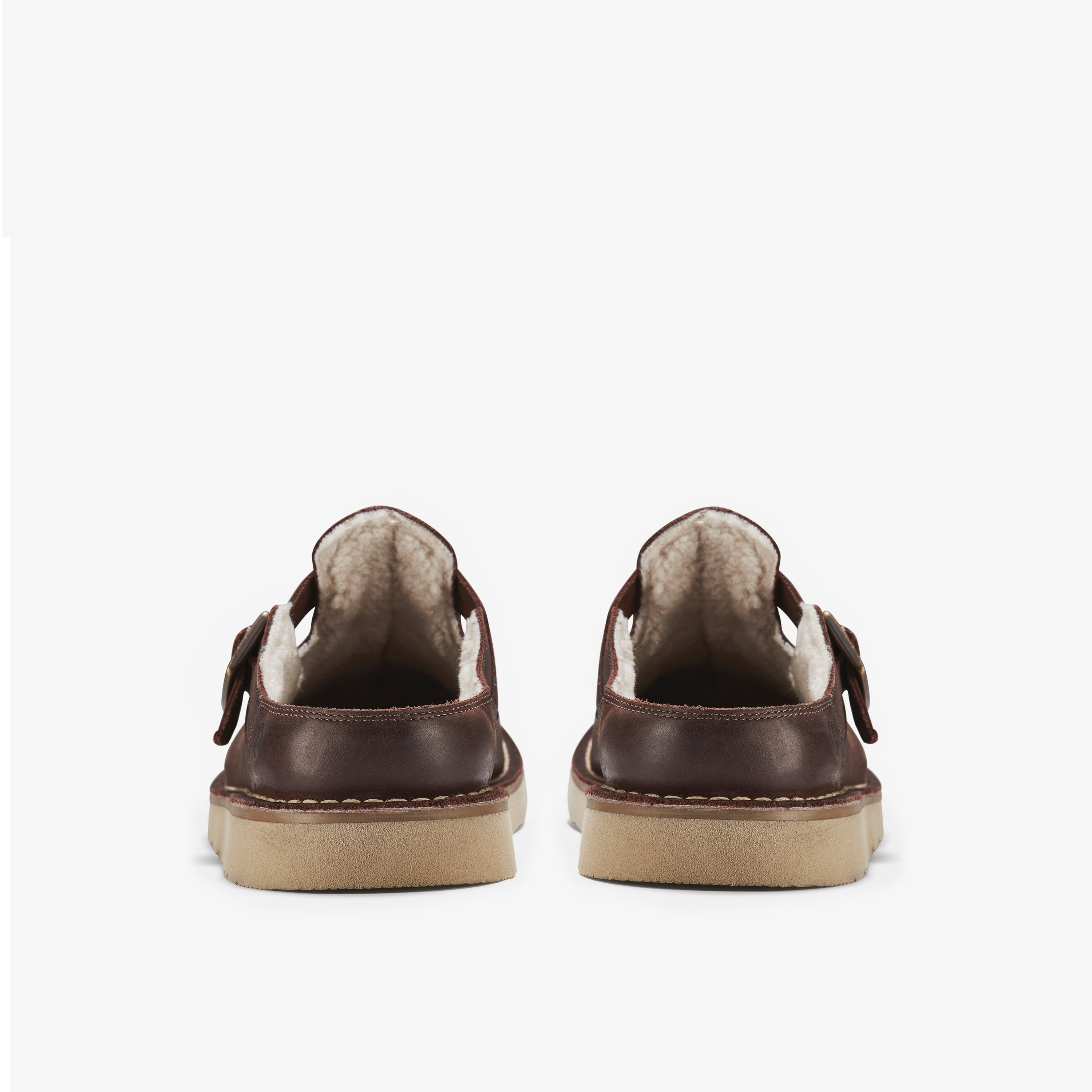 Сандалии Солсбери Мул Clarks, Brown WLined Lea