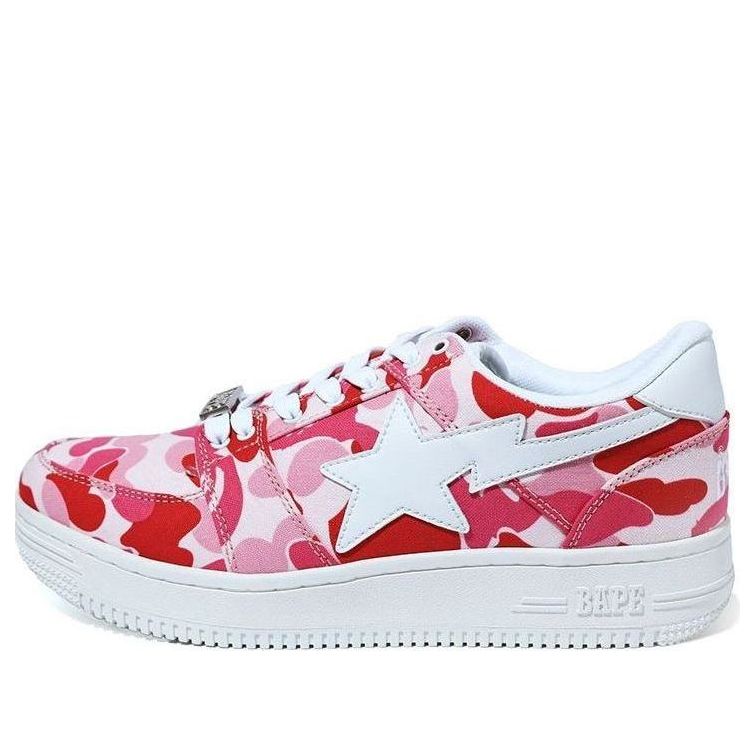 

Кроссовки A Bathing Ape x Bape sta Low 'Pink ABC Camo', розовый