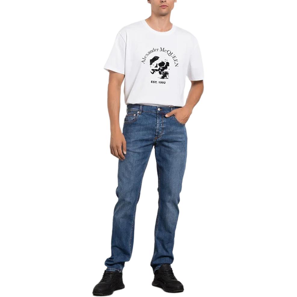 

Alexander McQueen Футболка мужская белые