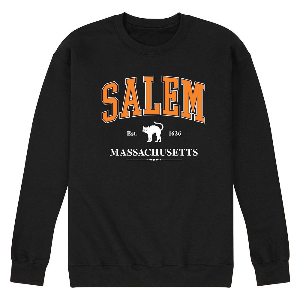 

Мужской флис с рисунком для студентов Salem Massachusetts Licensed Character, черный