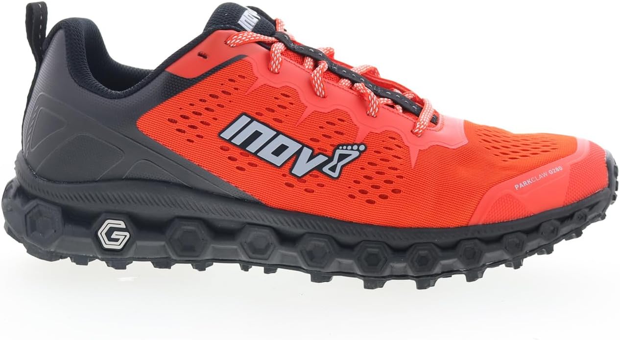 Мужские кроссовки для трейлраннинга INOV8 Parkclaw G 280, черный/красный — фото 2