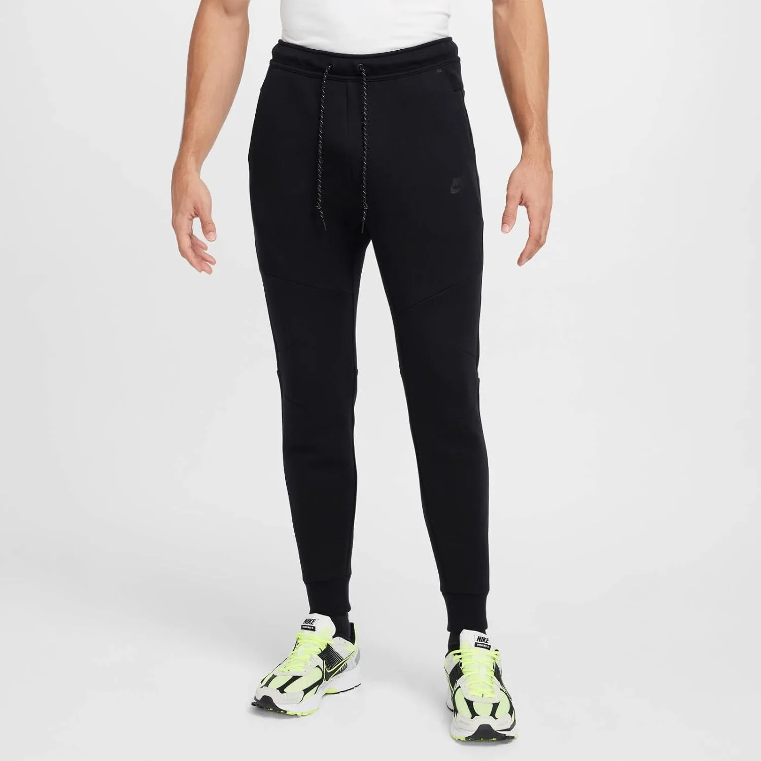 Nike - Спортивные брюки из флиса Fleece Tech для мужчин, мужские брюки, черный — фото 2