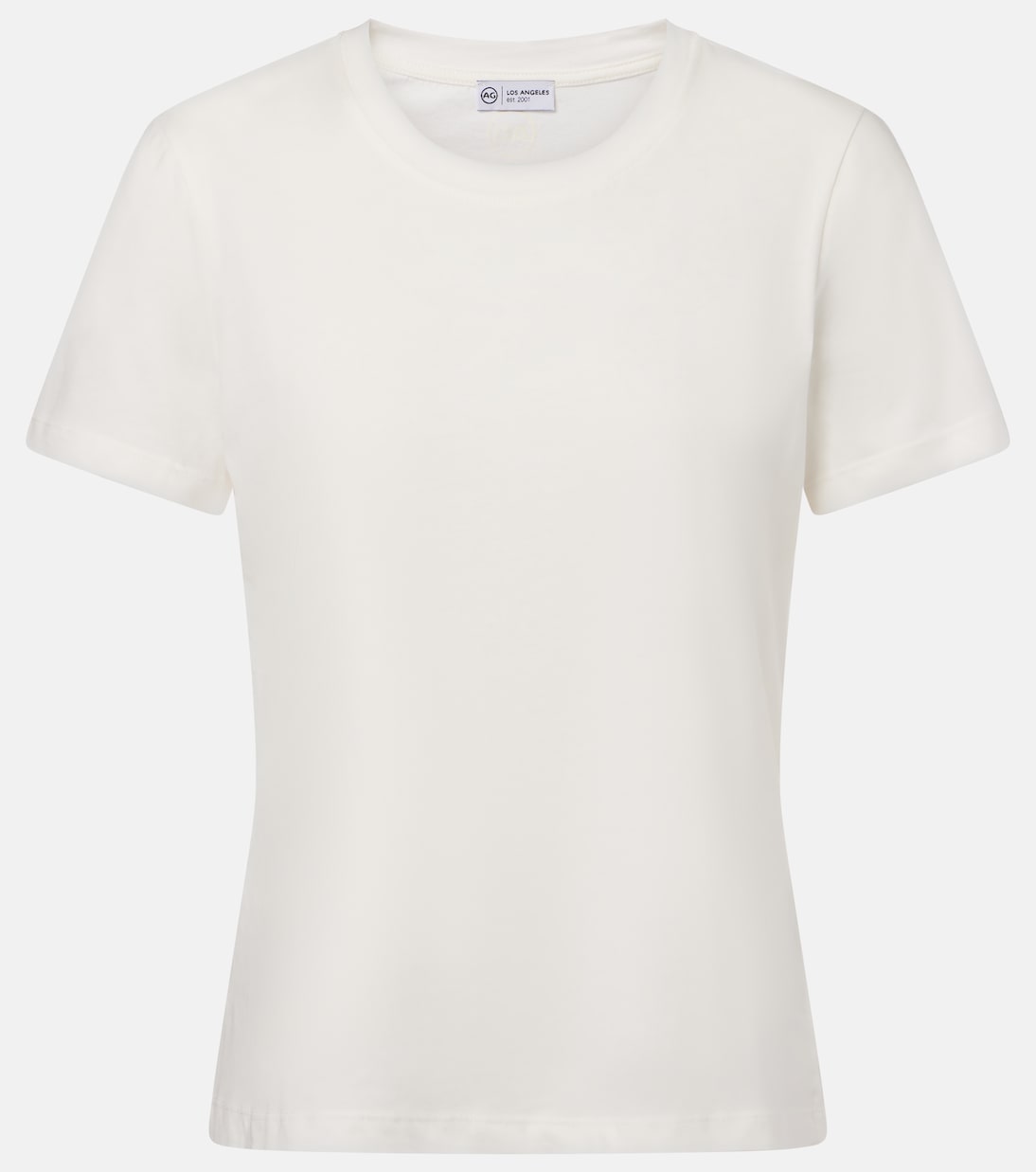 

Футболка из мерсимированного хлопка AG Jeans, Marshmellow