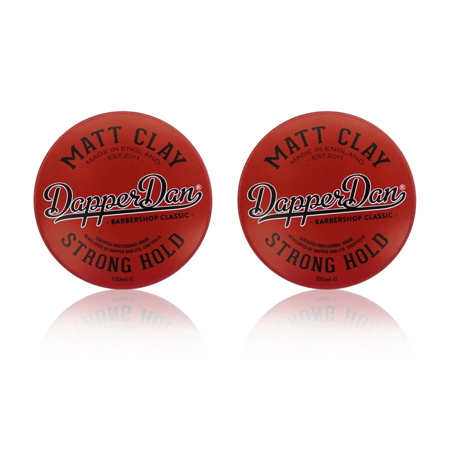 Мужская матовая глина для укладки волос Dapper Dan Matt Clay, 2 x 100 мл Dapper Dan