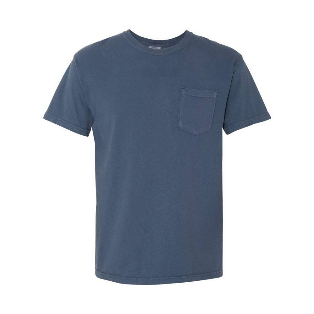 

Плотная футболка с карманами Comfort Colors, окрашенная в готовом виде, цвет Midnight