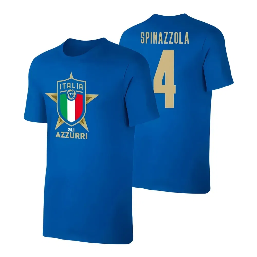 Футболка детская с принтом Спинаццола 4, Italy, синий