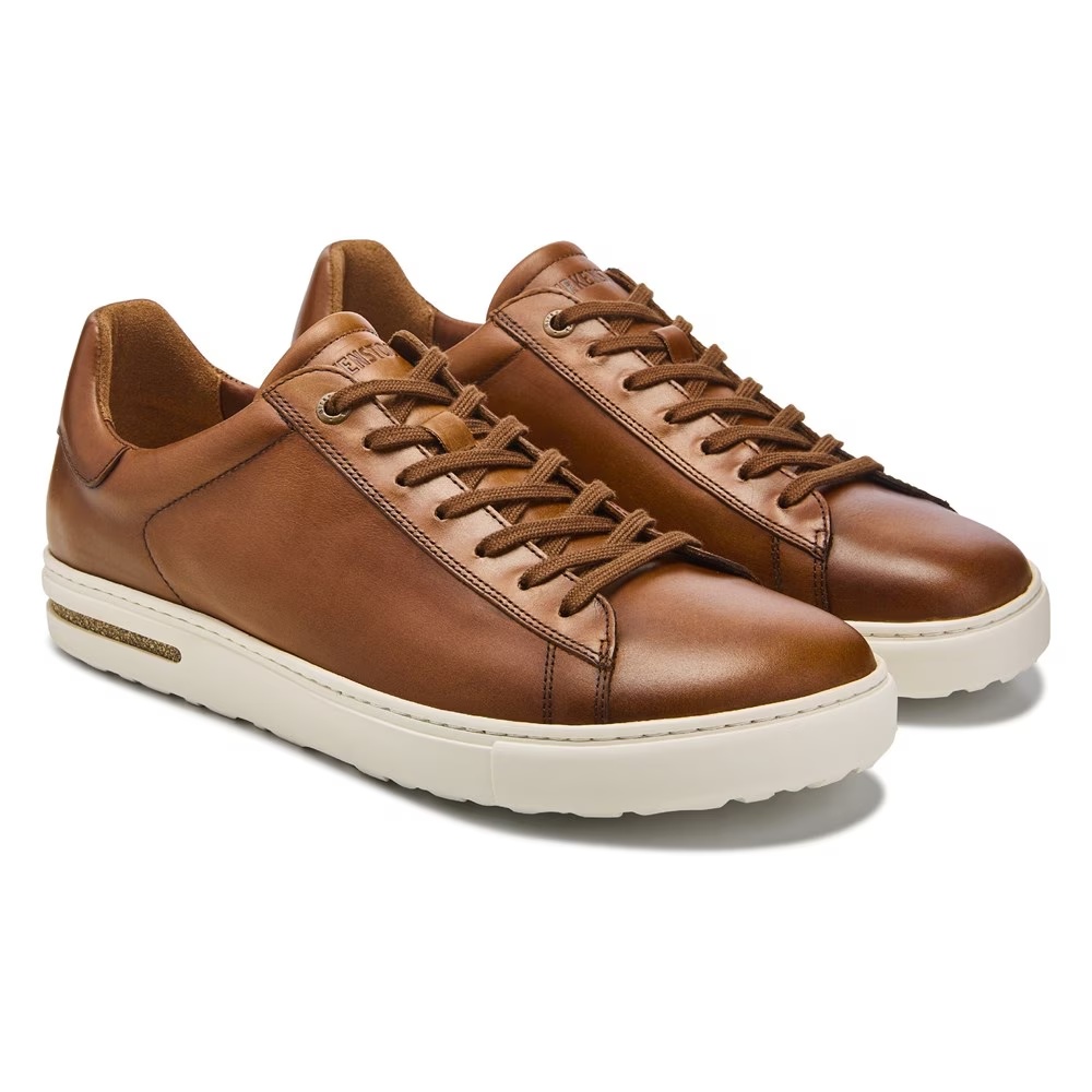 

Кроссовки Bend из кожи на шнуровке Birkenstock, цвет cognac