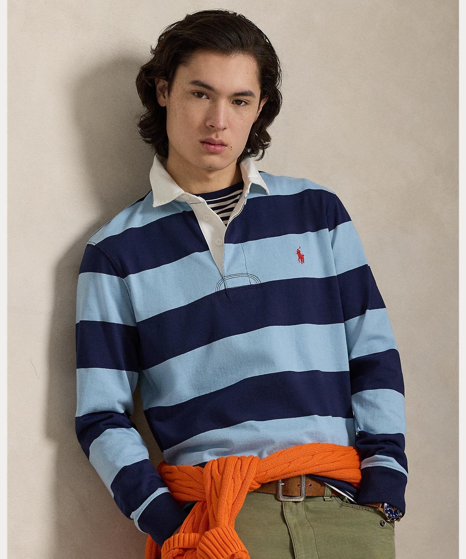 Знаменитая регбийная футболка Polo Ralph Lauren, 400 Blue