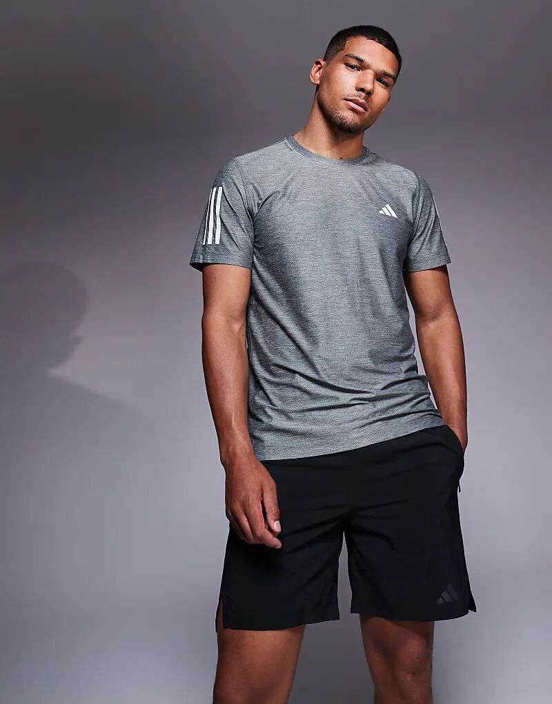 

Футболка adidas Running Own The Run серого цвета Adidas Performance