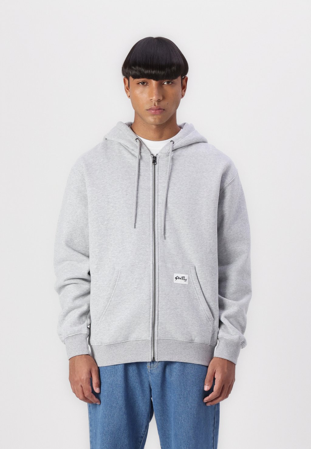 

Толстовка на молнии PATCH ZIP HOOD UNISEX Stan Ray, серый