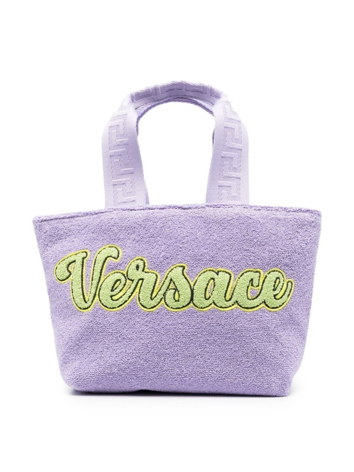 

Versace Kids сумка-тоут с нашивкой-логотипом, фиолетовый