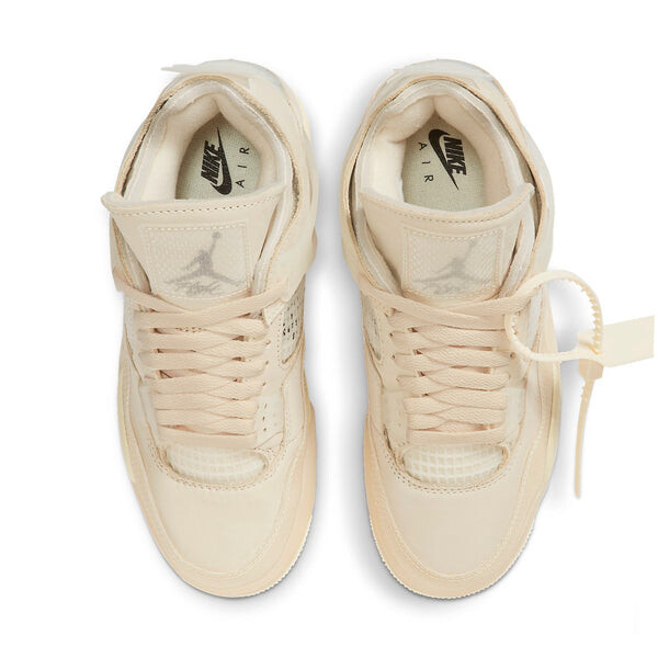Кроссовки 4 x off-white sp 'sail' Air Jordan, мультиколор — фото 4