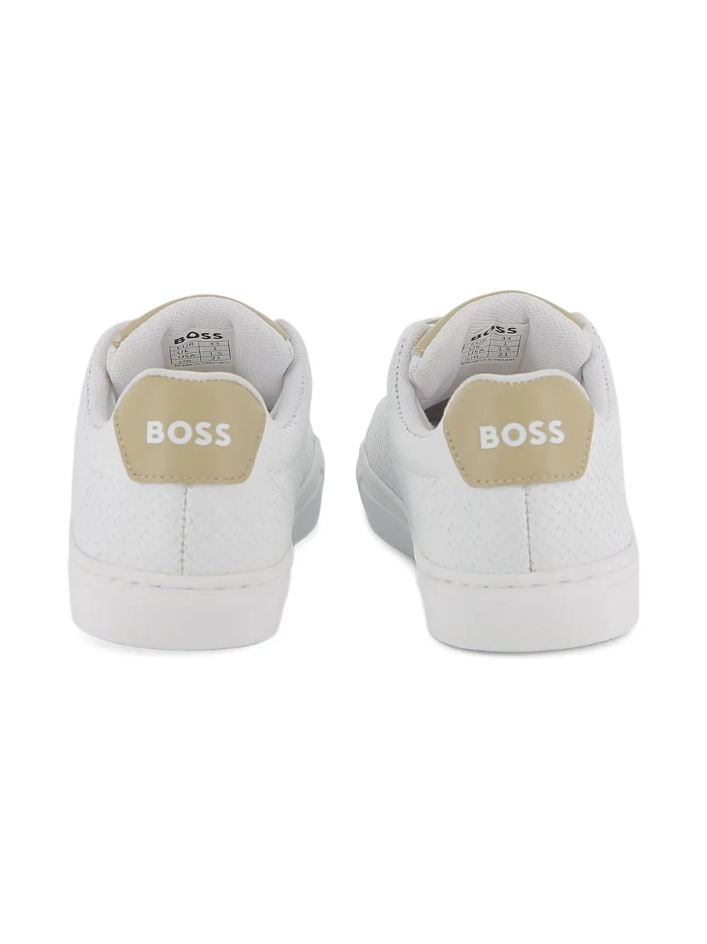 Кроссовки на шнуровке Boss Kidswear, белый — фото 4