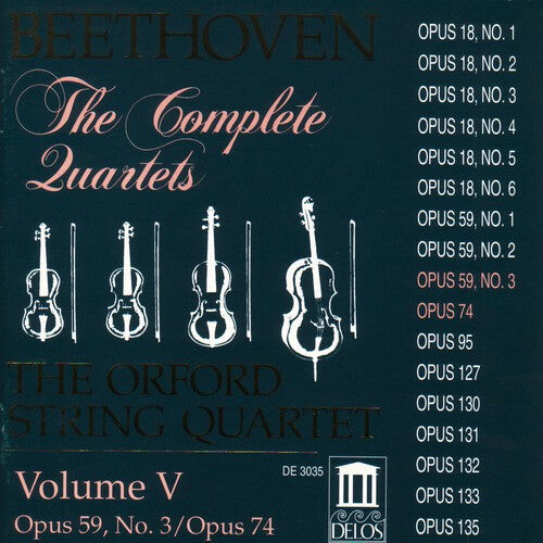 

CD диск Beethoven / Orford String Quartet: Complete Quartets 5