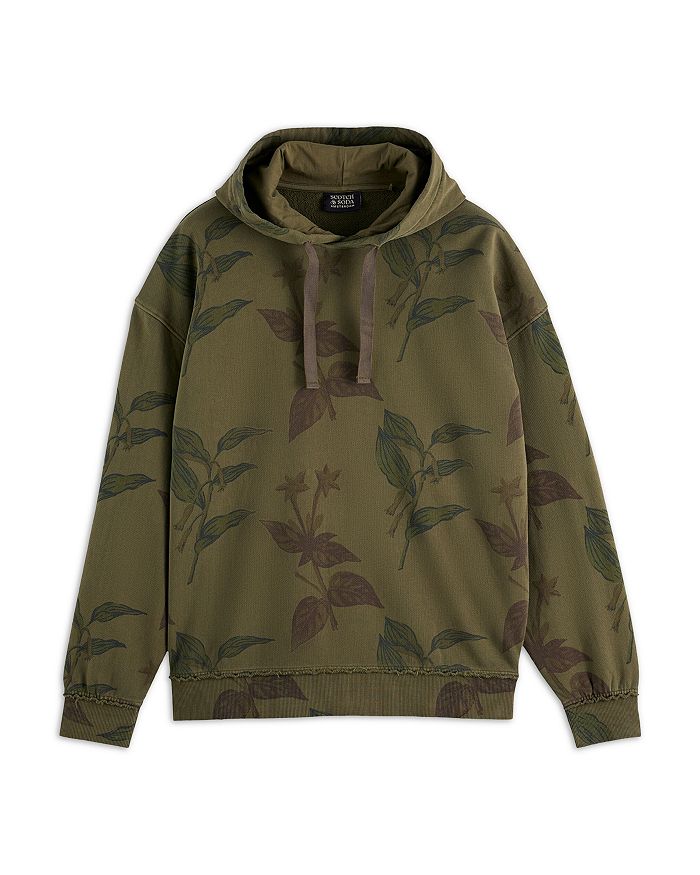 

Толстовка свободного кроя с принтом по всей поверхности Scotch & Soda, зеленый