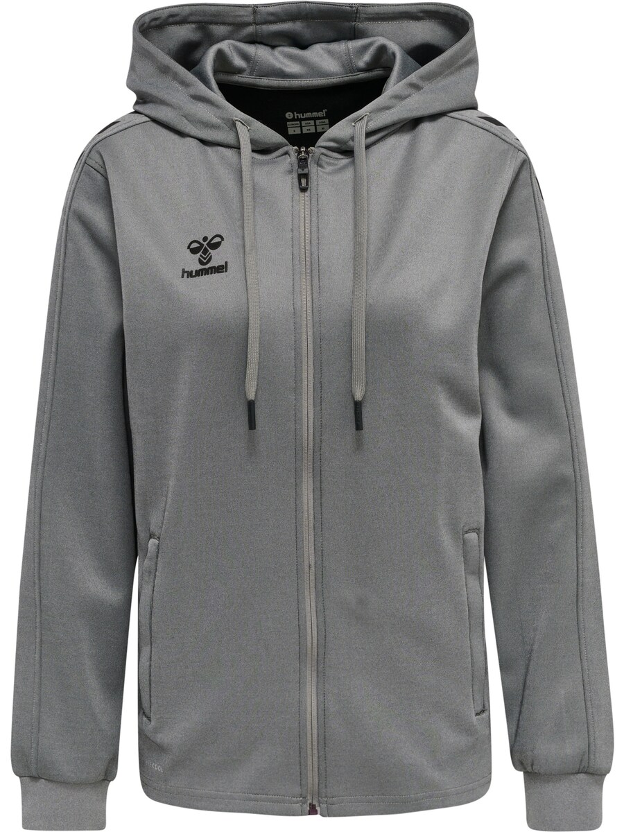 

Спортивная толстовка Hummel Athletic Zip-Up Hoodie, цвет mottled grey