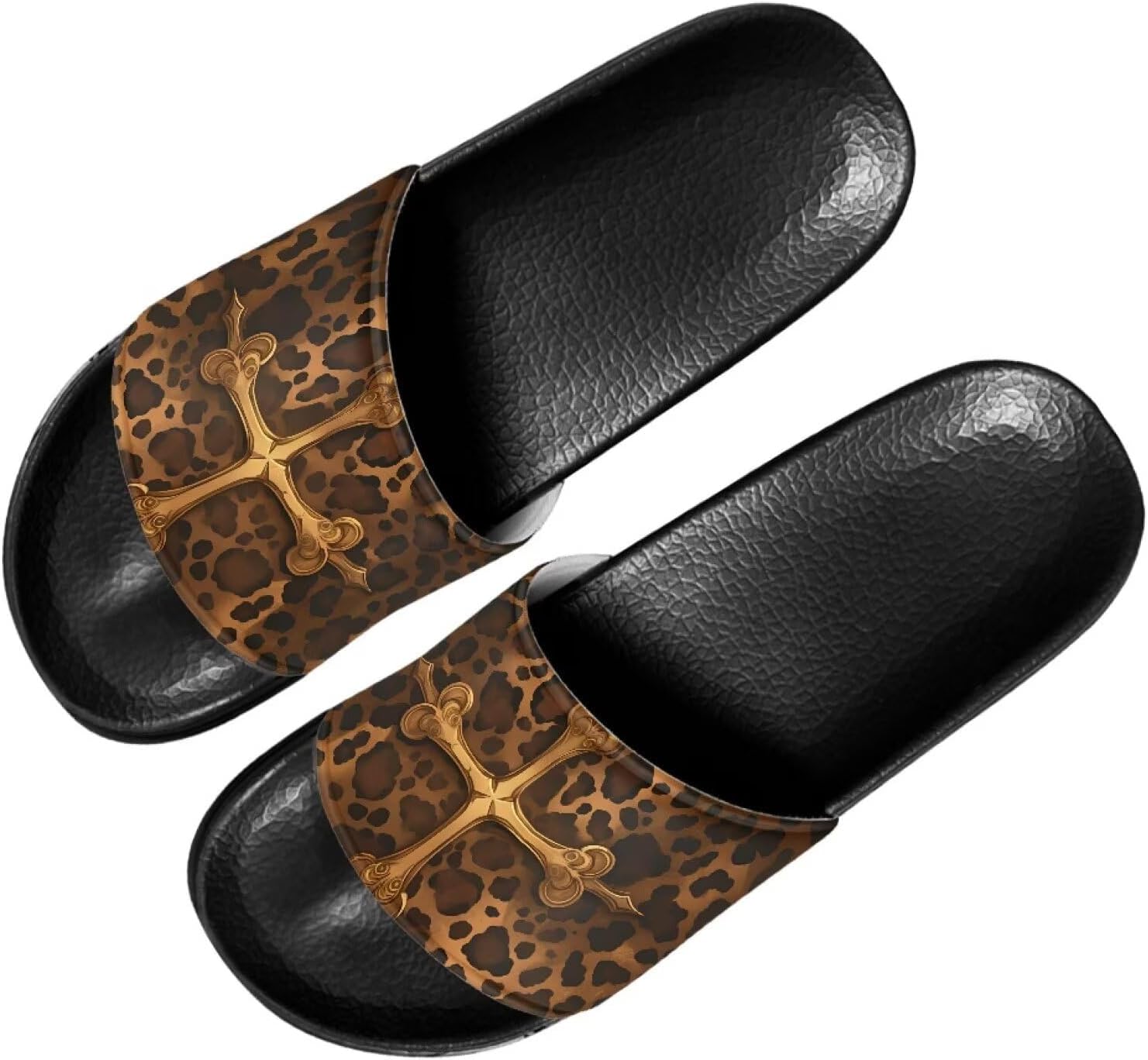 

Мужские повседневные сандалии Quxjehoe, шлепанцы для душа, нескользящие, для улицы и дома, размер 5-14, Cross