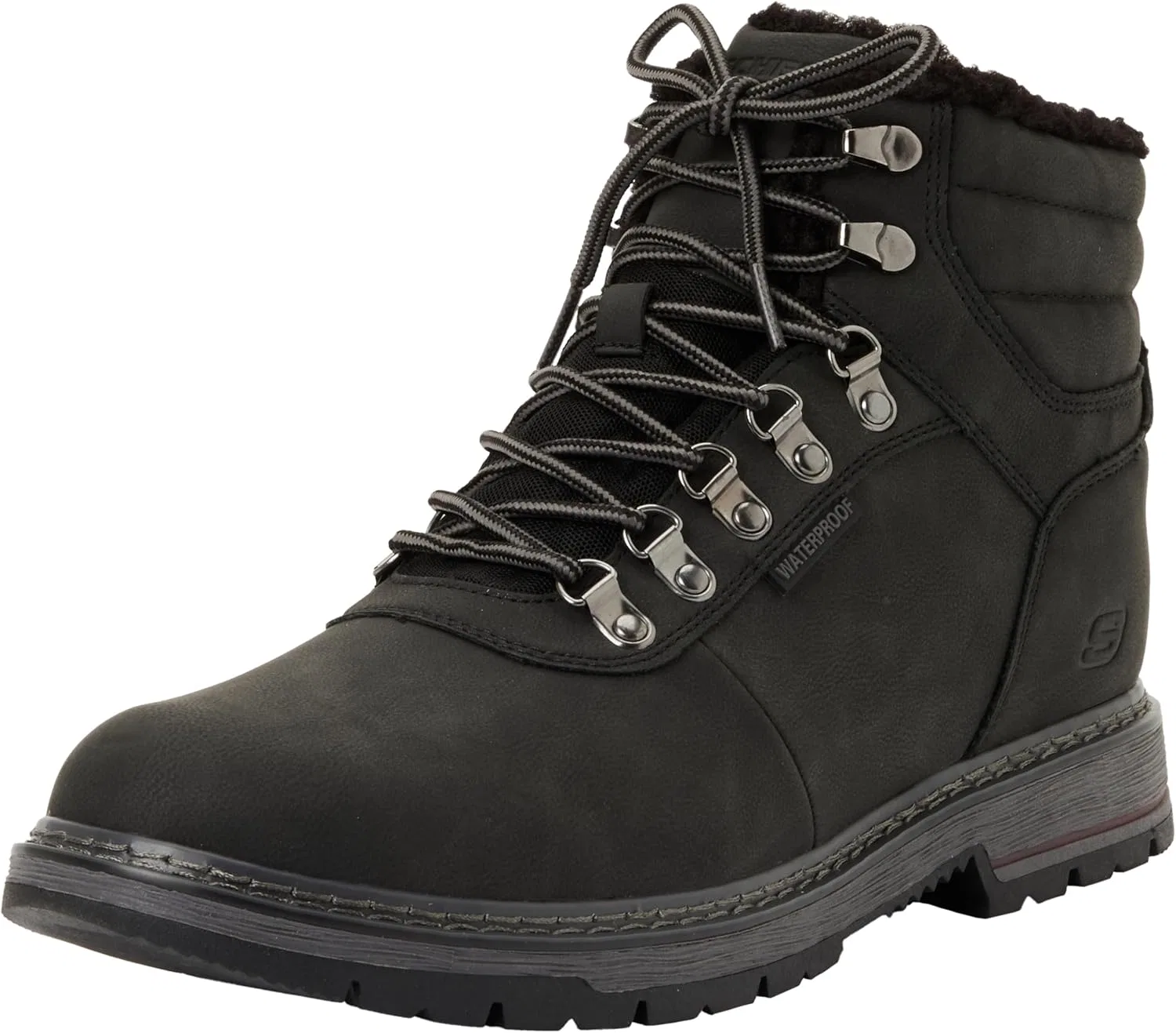 Походные ботинки Skechers Corado Memphis для мужчин, Black Synthetic Mesh