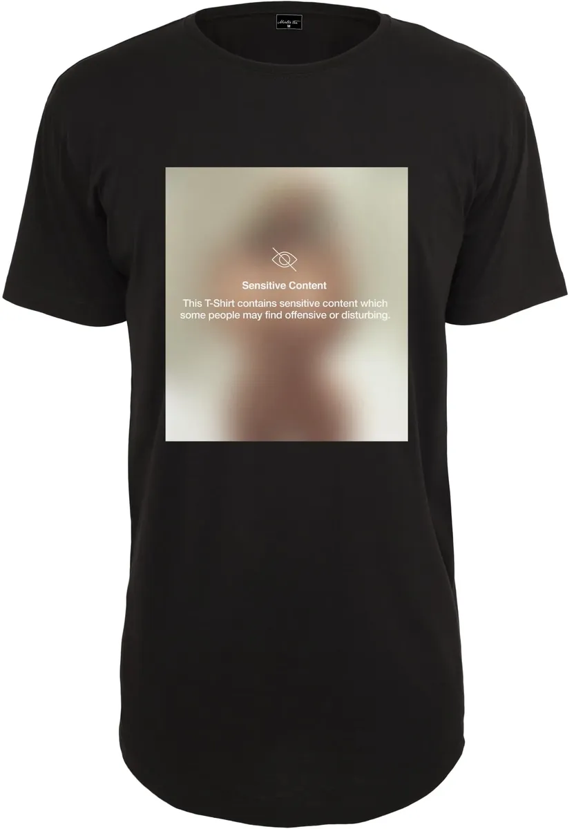 

Рубашка с короткими рукавами MisterTee "Men's Sensitive Content Tee", черный