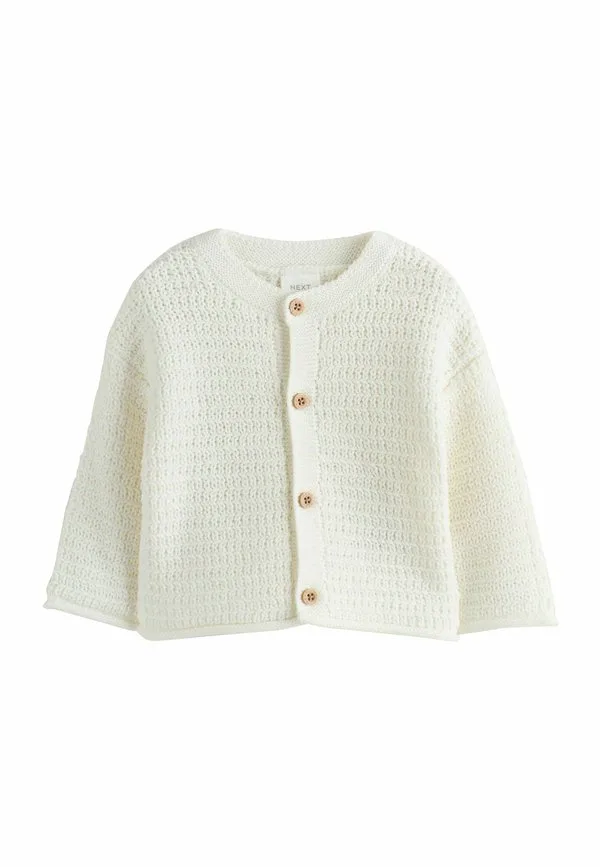 Кардиган прямого кроя Next, White Textured