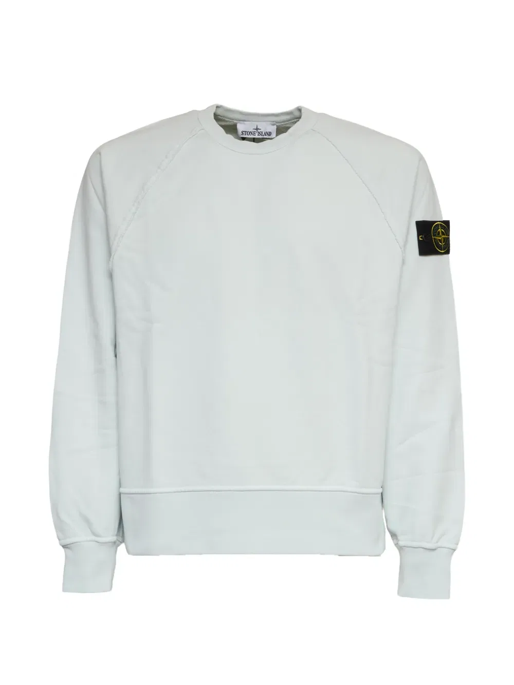 Толстовка с круглым вырезом и нашивкой Stone Island, синий