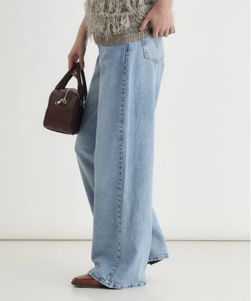 【Levi's】Брюки CINCH Baggy (Широкие брюки / Джинсы / Свободный крой / Американский повседневный стиль / Винтажный стиль / С подвернутыми штанинами) — фото 3