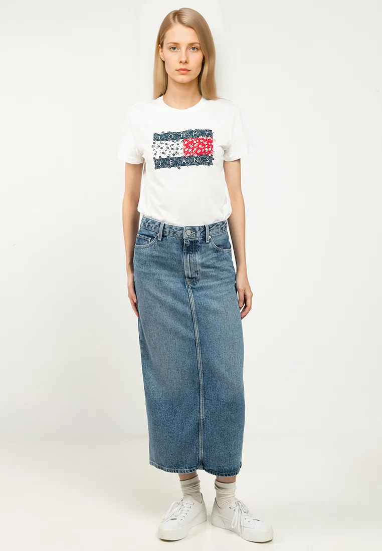 Юбка миди, Lana Midi Hw, Tommy Hilfiger — фото 4