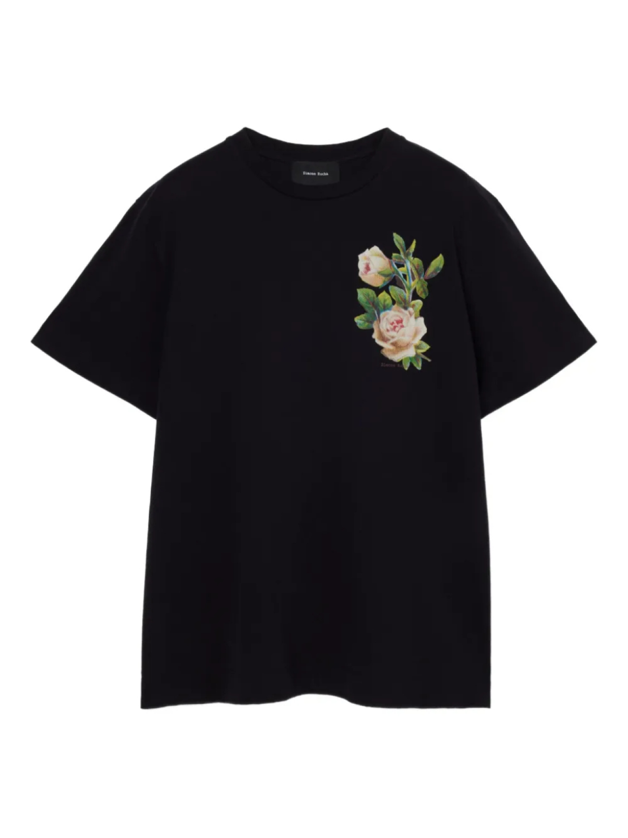 

Simone Rocha футболка с принтом, черный