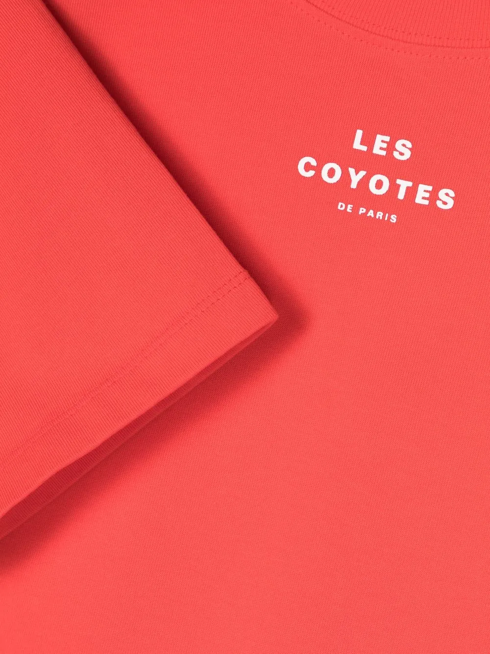 Платье-футболка с логотипом Les Coyotes De Paris, красный — фото 3