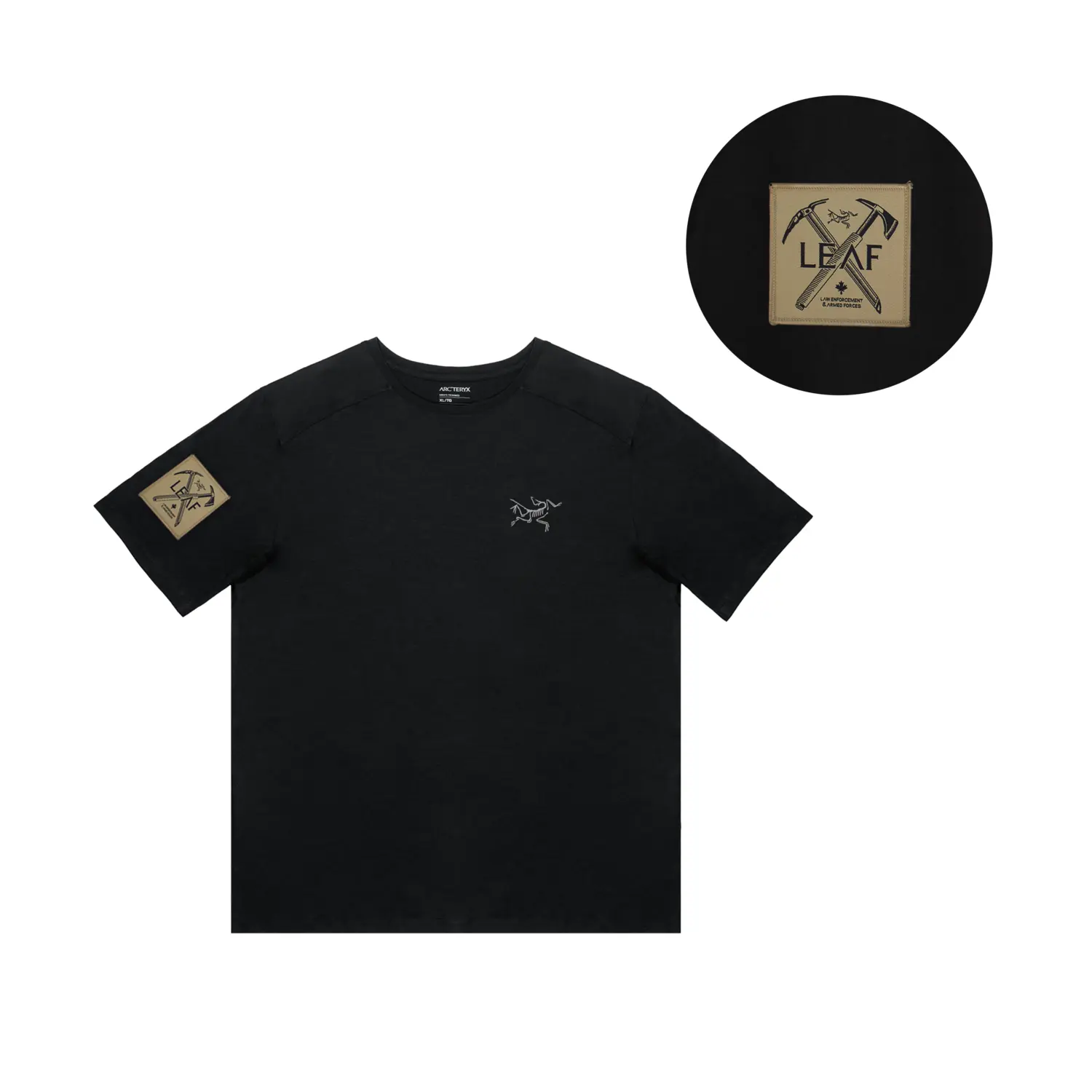 Arcteryx Футболка Kragg мужская черная/черная — фото 2