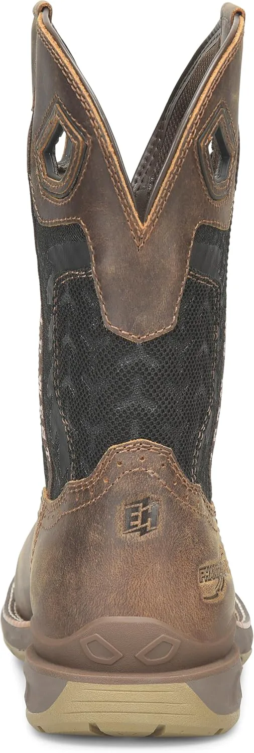 

PHANTOM RIDER Мужские рабочие сапоги DH5376 Zenon водонепроницаемые с квадратным носком, коричневый