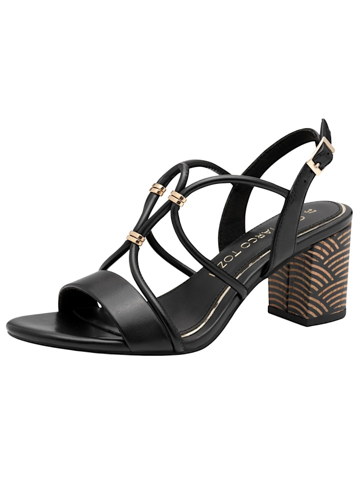 Классические босоножки Marco Tozzi, цвет sandalen schwarz