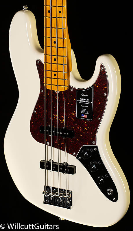 

Басс гитара Fender American Professional II Jazz Bass, Maple Fingerboard, Olympic White