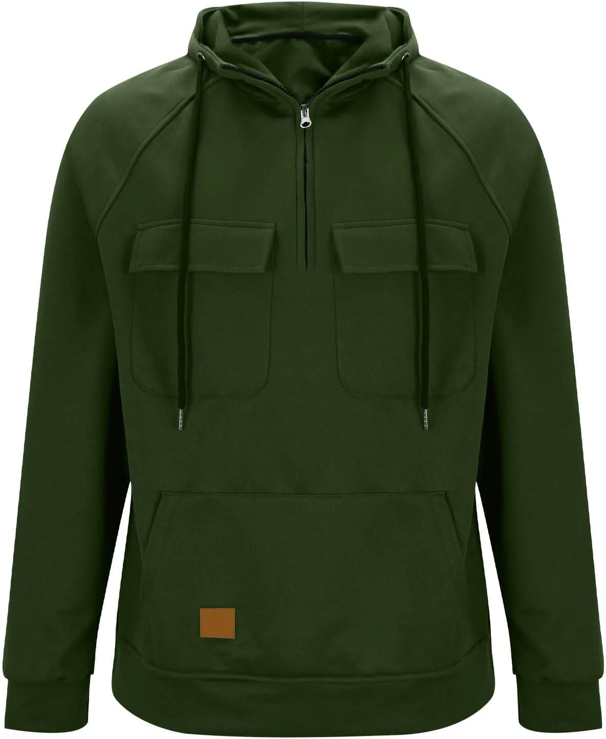 Толстовка с капюшоном Quarter Zip Aztec Pullover Tactical Jacket с карманами — фото 2