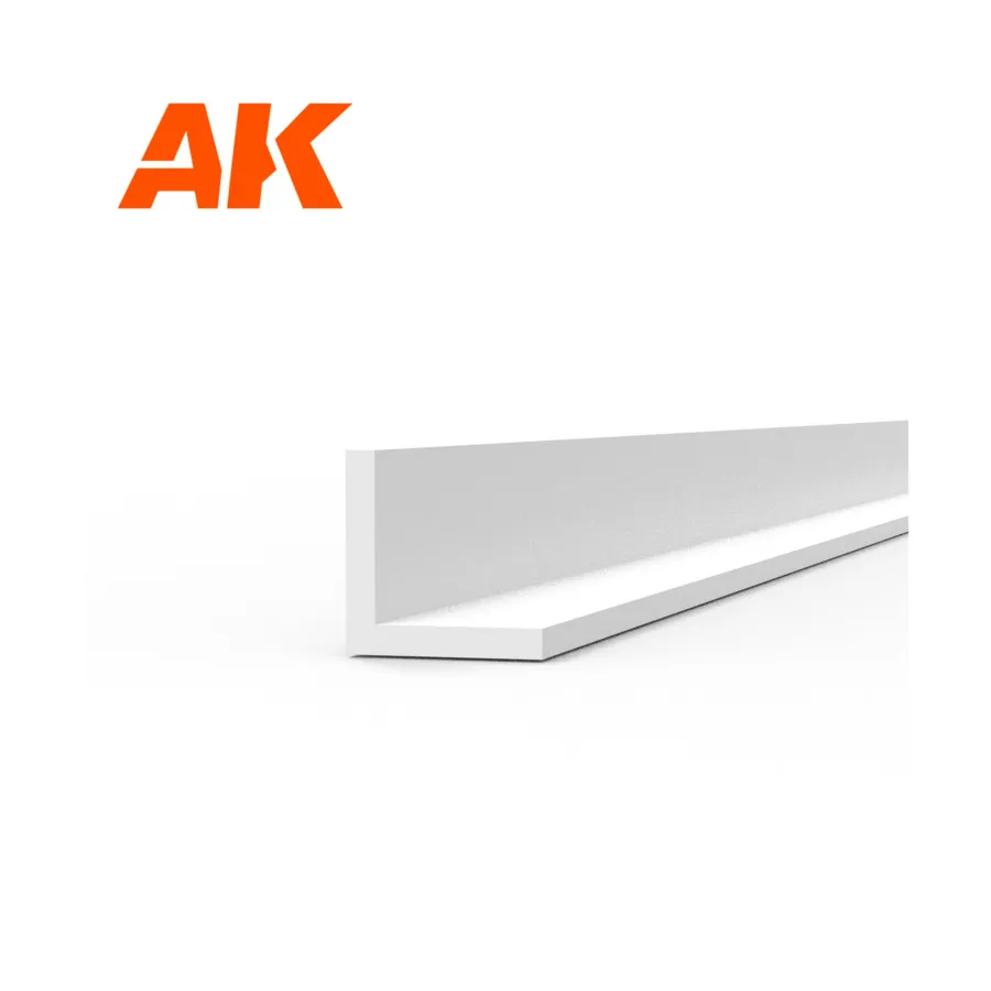 

Стироловый уголок - 2 х 2 х 350 мм, High Quality Modeling Styrene