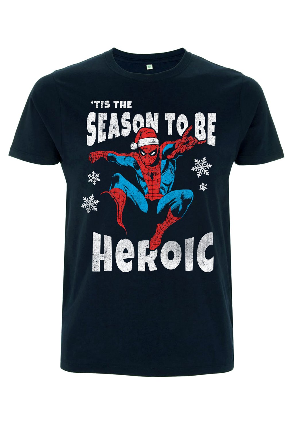 

Футболка с принтом SPIDER MAN CLASSIC TIS THE SEASON Marvel, темно-синий
