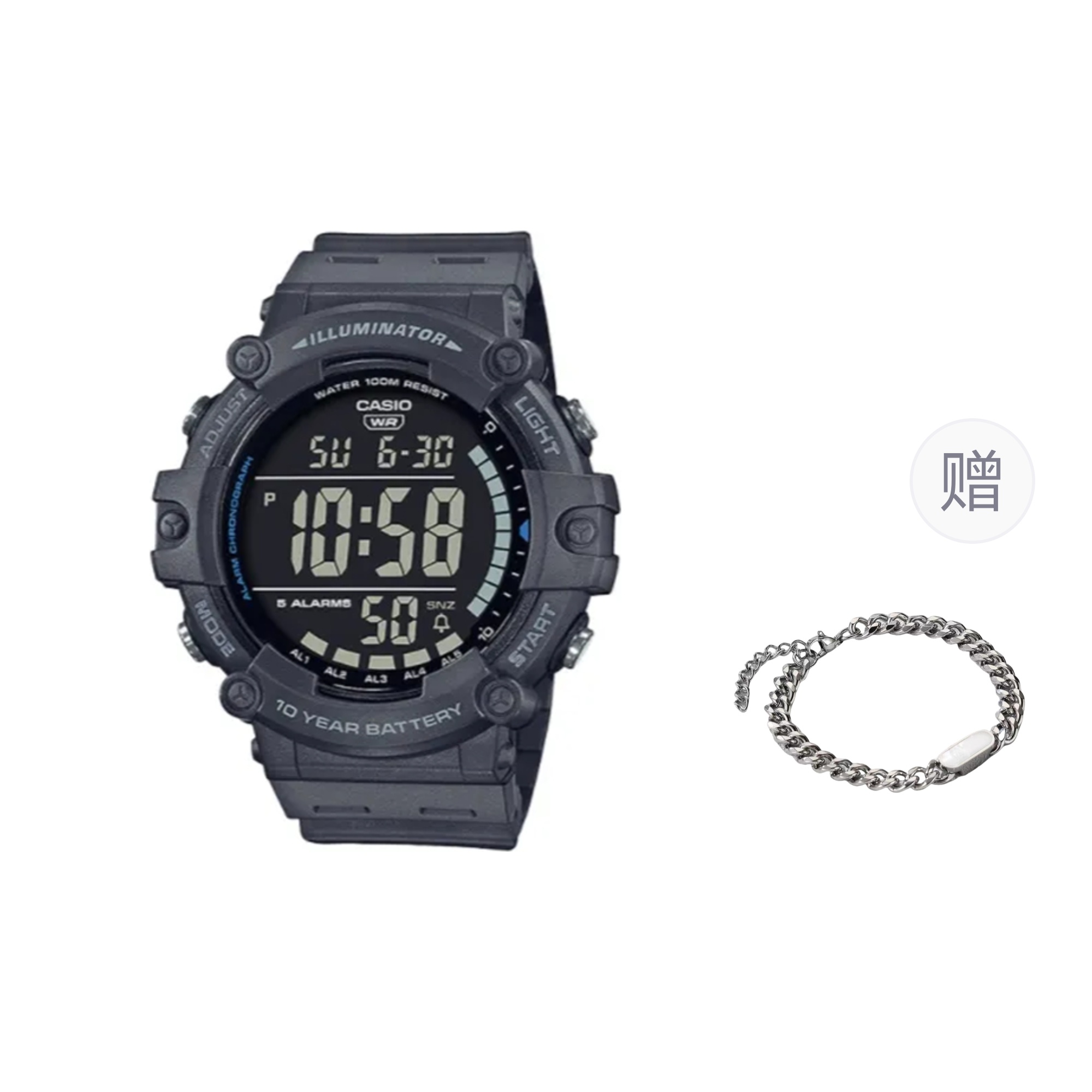 

CASIO Часы Men Black Watch, Black