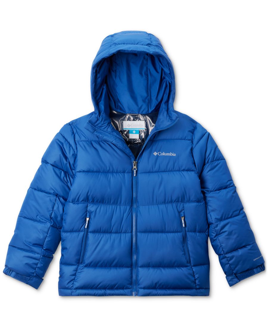 

Стеганая пуховая куртка Big Boys Pike Lake II на молнии с капюшоном Columbia, Mountain Blue
