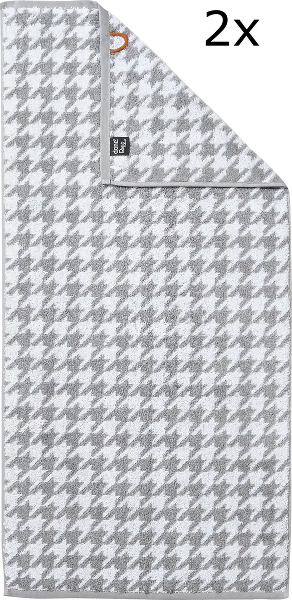 

Done. комплект полотенец "Daily Shapes Bird", (комплект, 2 шт., 2 полотенца (50х100 см), жаккардовая ткань, доступны в разных вариантах комплекта (2 шт.), цвет silbergrau/weiß