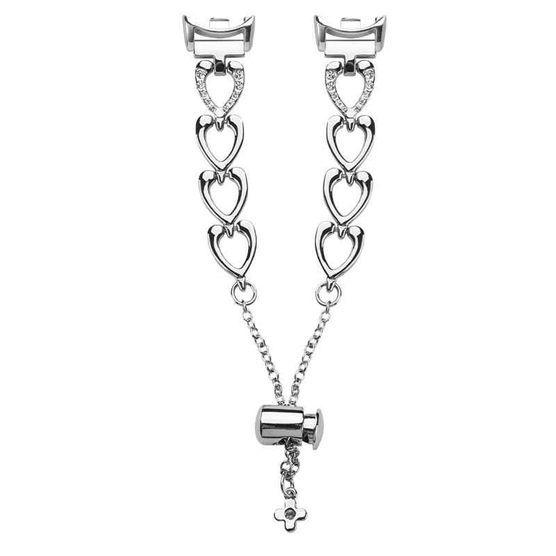 

CHENSONG Часы Strap Xiaomi Compatibility Metal, Silver