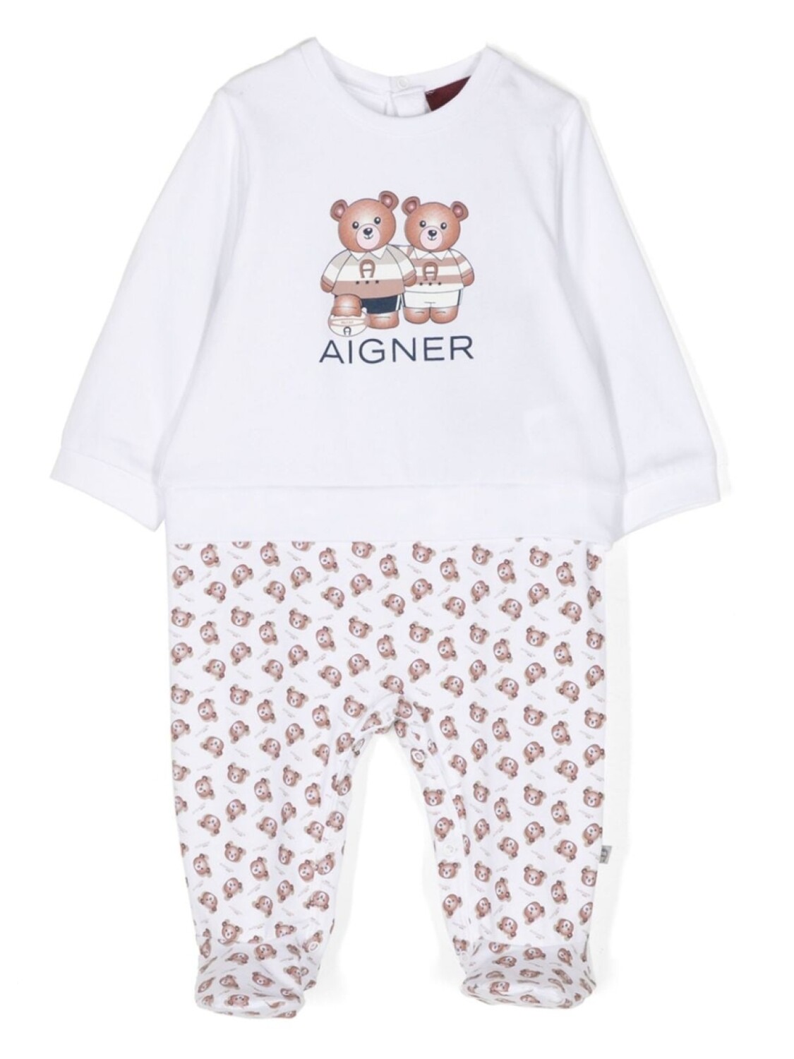 

Aigner Kids пижама с логотипом, белый