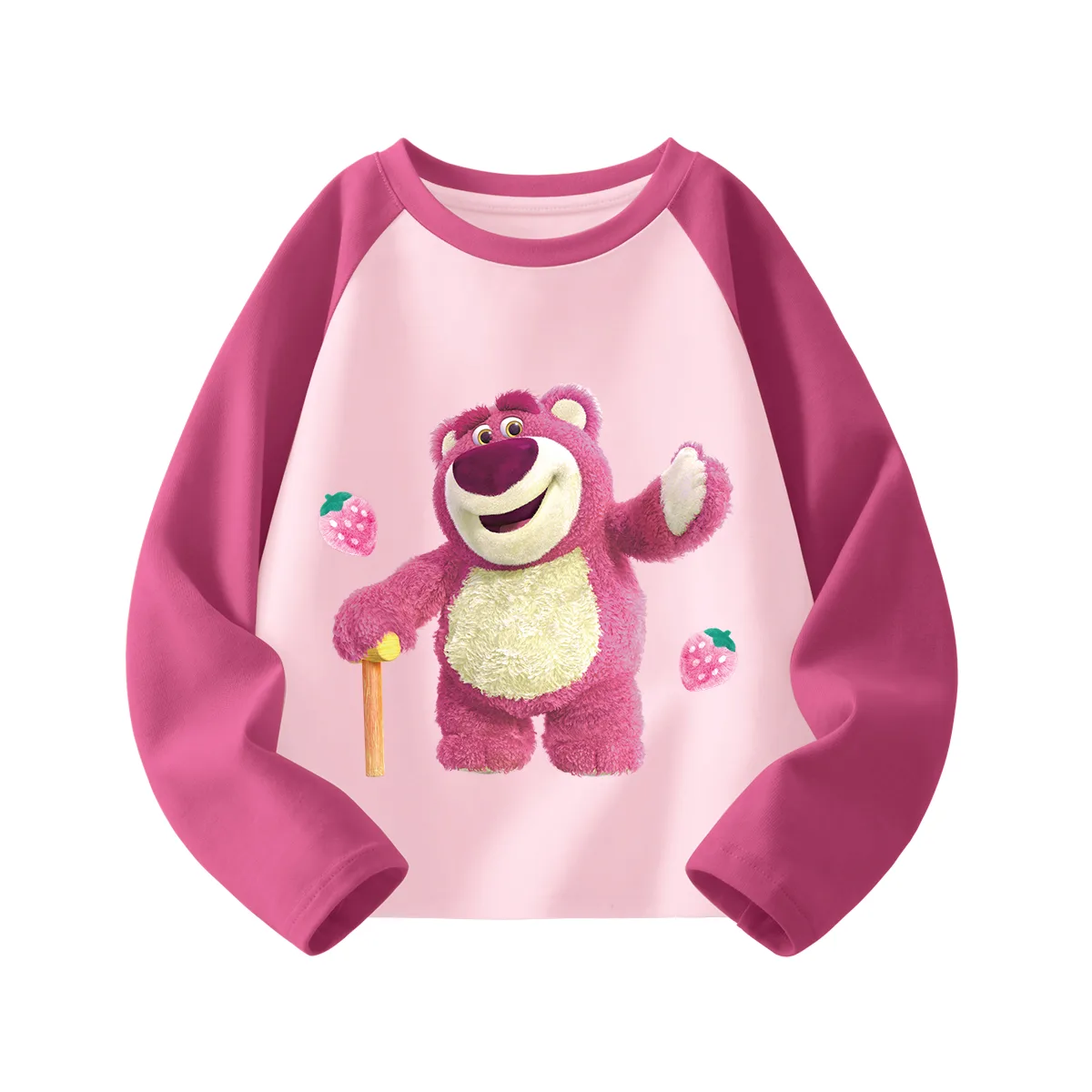 Детская футболка с круглым вырезом Disney, Dichromatic Bear Fuchsia