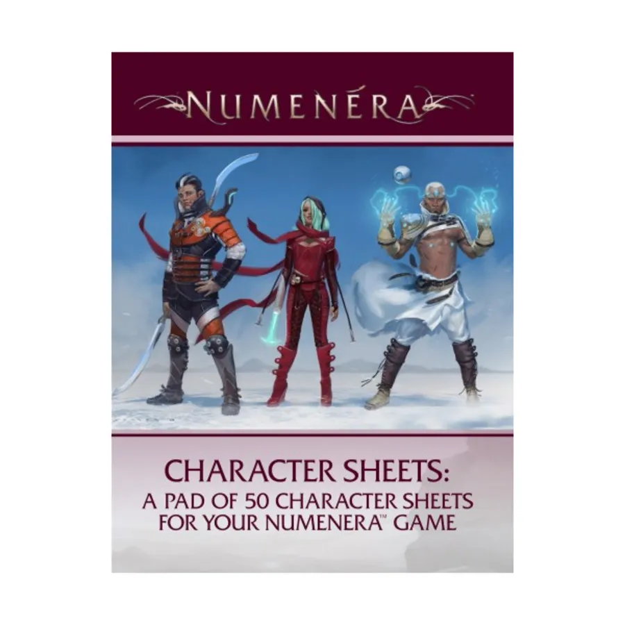 

Листы персонажей, Numenera 1 RPG