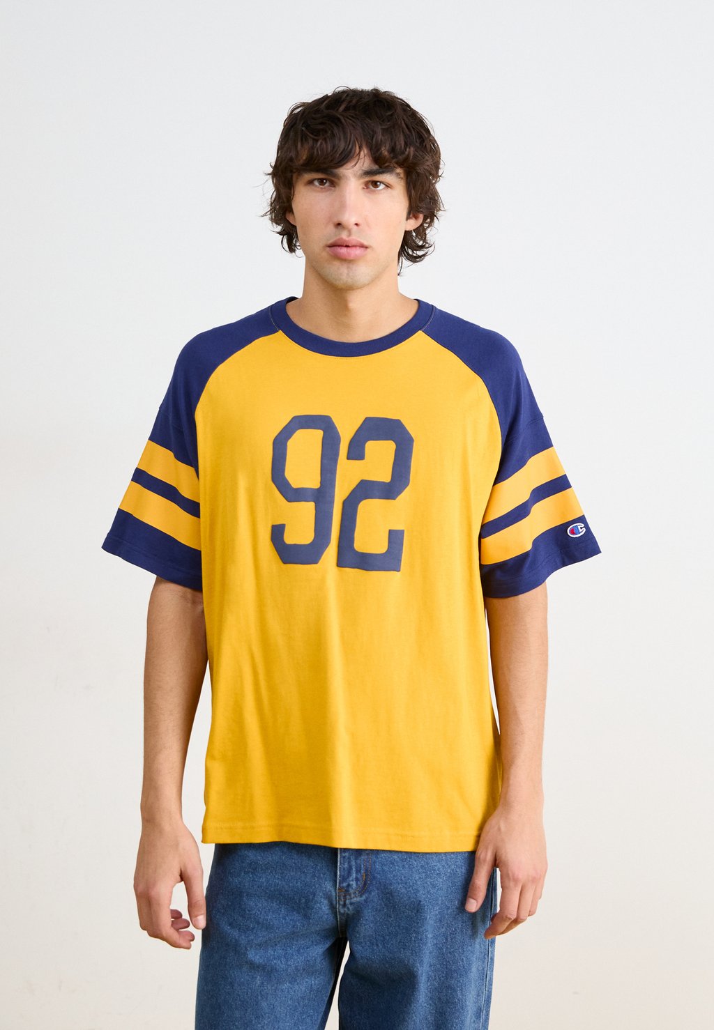 

Футболка с принтом COLLEGE LOOSE CREWNECK Champion Rochester, желтый