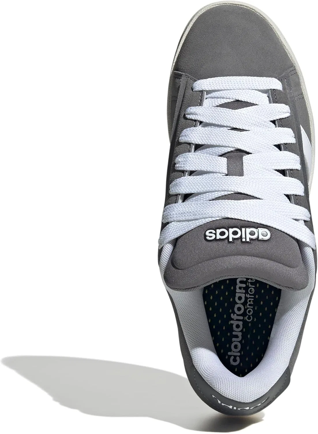 Кроссовки мужские Adidas Grand Court Alpha, серый/белый/бежевый — фото 2