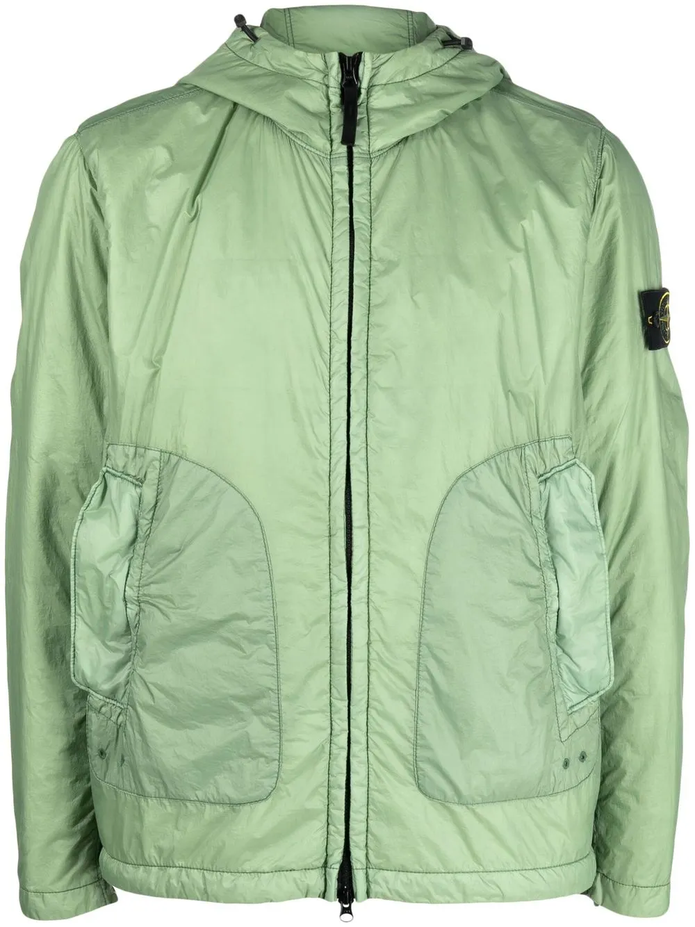 

Куртка с капюшоном и нашивкой-логотипом Stone Island, зеленый