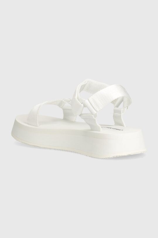 Сандалии SANDAL VELCRO WEBBING DC Calvin Klein Jeans, белый — фото 3
